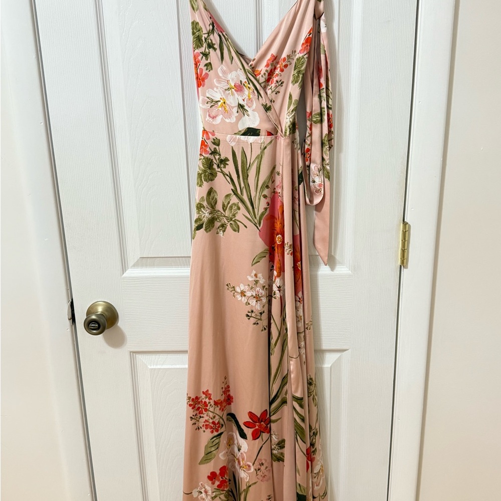 Floral Wrap Maxi Dress